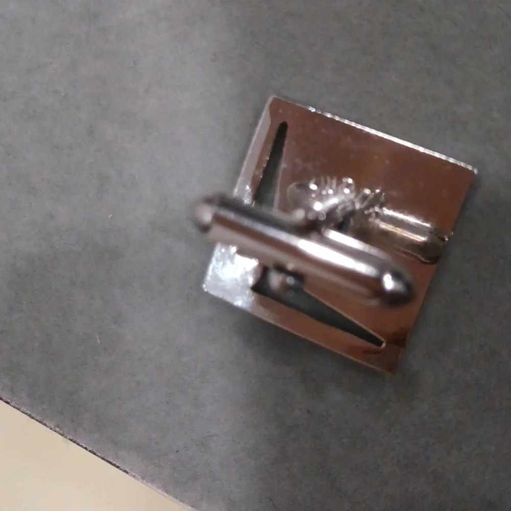 Swank Elegant Silver Men's Cufflinks